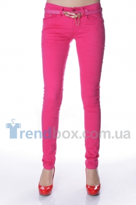 Розовые джинсы брюки Elegants