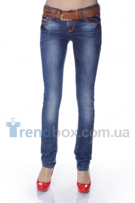 Модные джинсы с ремнем Dsquared2