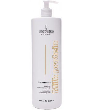 Шампунь Envie Luxury Milk Protein Shampoo з молочними протеїнами для сухого та пошкодженого волосся, 1000 мл (EN426) EN426 фото