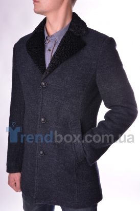 Мужское пальто с каракулем GZM